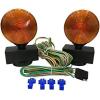 image:imageMAXXHAUL 12V Magnetic Towing Light Kit  Dual Sided Red Brake amp Amber Flasher  For RVs Utility Trailers Boat Trailers Flatbeds and More 80778Pack of 1