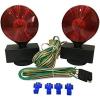 image:imageMAXXHAUL 12V Magnetic Towing Light Kit  Dual Sided Red Brake amp Amber Flasher  For RVs Utility Trailers Boat Trailers Flatbeds and More 80778Pack of 1