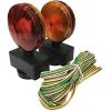 image:imageMAXXHAUL 12V Magnetic Towing Light Kit  Dual Sided Red Brake amp Amber Flasher  For RVs Utility Trailers Boat Trailers Flatbeds and More 80778Pack of 1