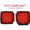 image:imageMAXXHAUL 50520 12V LED Compact Submersible Trailer Light Kit for Vehicles Under 80 Inches12V LED Submersible Left and Right Trailer Lights