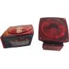 image:imageMAXXHAUL 70094 12V Incandescent Trailer Light Kit  Stop Tail Brake Turn Lights  License Plate Light Included  StudMount Design  DOT Compliant  Fits Utility Cargo Camper RV Truck Trailers