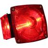 image:imageMAXXHAUL 70094 12V Incandescent Trailer Light Kit  Stop Tail Brake Turn Lights  License Plate Light Included  StudMount Design  DOT Compliant  Fits Utility Cargo Camper RV Truck Trailers