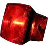 image:imageMAXXHAUL 70094 12V Incandescent Trailer Light Kit  Stop Tail Brake Turn Lights  License Plate Light Included  StudMount Design  DOT Compliant  Fits Utility Cargo Camper RV Truck Trailers
