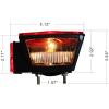 image:imageMAXXHAUL 70094 12V Incandescent Trailer Light Kit  Stop Tail Brake Turn Lights  License Plate Light Included  StudMount Design  DOT Compliant  Fits Utility Cargo Camper RV Truck Trailers