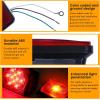 image:imageMAXXHAUL 70205 Trailer Light Kit  12V All LED Left and Right Waterproof Submersible for Trailers Boat Trailer Truck Marine Camper RV Snowmobile RedLED Submersible Trailer Light Kit