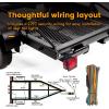 image:imageMAXXHAUL 70205 Trailer Light Kit  12V All LED Left and Right Waterproof Submersible for Trailers Boat Trailer Truck Marine Camper RV Snowmobile RedLED Submersible Trailer Light Kit