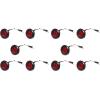 image:imageMAXXHAUL 70468 Trailer Light Kit  12V All LED Rectangular Left and Right Waterproof Submersible for Trailers Boat Trailer Truck Marine Camper RV SnowmobileRed Indicator Lights