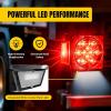 image:imageMAXXHAUL 70468 Trailer Light Kit  12V All LED Rectangular Left and Right Waterproof Submersible for Trailers Boat Trailer Truck Marine Camper RV SnowmobileLED Trailer Turn Lights