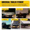 image:imageMAXXHAUL 70468 Trailer Light Kit  12V All LED Rectangular Left and Right Waterproof Submersible for Trailers Boat Trailer Truck Marine Camper RV SnowmobileLED Trailer Turn Lights