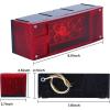 image:imageMAXXHAUL 70468 Trailer Light Kit  12V All LED Rectangular Left and Right Waterproof Submersible for Trailers Boat Trailer Truck Marine Camper RV SnowmobileRectangular LED Trailer Light Kit