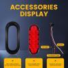 image:imageMAXXHAUL 80684 6 LED Submersible Oval LED StopTurn Trailer Tail Light 2 PackRegular