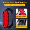 image:imageMAXXHAUL 80684 6 LED Submersible Oval LED StopTurn Trailer Tail Light 2 PackRegular