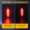 image:imageMAXXHAUL 80684 6 LED Submersible Oval LED StopTurn Trailer Tail Light 2 PackRegular