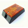 image:imageMAXXHAUL 80745 2x3 inch Rectangular Amber Side Marker LED Clearance Light with Reflector for Utility Boat Trailer RV Truck DOT Compliant Waterproof amp Submersible  2 Pieces
