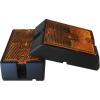 image:imageMAXXHAUL 80745 2x3 inch Rectangular Amber Side Marker LED Clearance Light with Reflector for Utility Boat Trailer RV Truck DOT Compliant Waterproof amp Submersible  2 Pieces