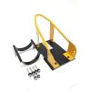 image:imageMaxxHaul Adjustable Motorcycle Wheel Chock Stand with AutoLock Cradle Fits 1521 Tires  HeavyDuty Steel Bike Stand for Trailer Garage amp Truck Bed Includes Mounting Hardware  70075Yellow