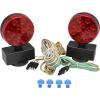 image:imageMaxxHaul Magnetic LED Towing Light Kit 12V DOT Compliant Stop Tail and Turn Signal Set with 20 ft Wiring Harness and 4 Pin Connector for Trailers Trucks RVs and Campers 50015Pack of 6