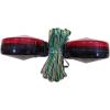 image:imageMaxxHaul Magnetic LED Towing Light Kit 12V DOT Compliant Stop Tail and Turn Signal Set with 20 ft Wiring Harness and 4 Pin Connector for Trailers Trucks RVs and Campers 50015Pack of 1