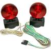 image:imageMAXXHAUL 12V Magnetic Towing Light Kit  Dual Sided Red Brake amp Amber Flasher  For RVs Utility Trailers Boat Trailers Flatbeds and More 80778Pack of 1