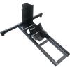 image:imageMaxxHaul Motorcycle Wheel Chock HeavyDuty Steel Front Tire Stand Fits 15 to 22 Wheels Self Locking Cradle for Trailers Garages and Shops 1800 lb Capacity Black Powder Coat 70271