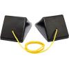 image:imageMaxxHaul 50012 Rubber Wheel Chock With Rope  8 x 5 x 4  2 packMaxxHaul 50012 8 x 5 x 4