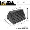 image:imageMaxxHaul 50012 Rubber Wheel Chock With Rope  8 x 5 x 4  2 packMaxxHaul 80681 10 x 8 x 6