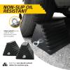 image:imageMaxxHaul 50012 Rubber Wheel Chock With Rope  8 x 5 x 4  2 packMaxxHaul 80681 10 x 8 x 6