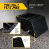 image:imageMaxxHaul 50012 Rubber Wheel Chock With Rope  8 x 5 x 4  2 packMaxxHaul 80681 10 x 8 x 6