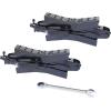 image:imageMaxxHaul 50627 Tandem Wheel Chock Stabilizers for Camper Truck Travel Trailer Fifth Wheel Trailer Scissor Locking Style Expand from 35 to 12  2Pack