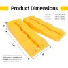 image:imageMaxxHaul 50939 3Steps RV Leveling Ramps Yellow Camper amp Trailer  Set of 2 Wheel Chocks