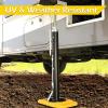 image:imageMaxxHaul 50955 High Visibility RV Leveling Blocks With Interlocking Nested Design amp Comes With Zippered Storage Bag Measures 85 x 85 x 1  10 Pack65 x 65 x 08