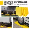image:imageMaxxHaul 50955 High Visibility RV Leveling Blocks With Interlocking Nested Design amp Comes With Zippered Storage Bag Measures 85 x 85 x 1  10 Pack85 x 85 x 1