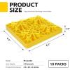 image:imageMaxxHaul 50955 High Visibility RV Leveling Blocks With Interlocking Nested Design amp Comes With Zippered Storage Bag Measures 85 x 85 x 1  10 Pack85 x 85 x 1