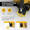 image:imageMaxxHaul 51167 HeavyDuty Pallet Jack Chock 142x112x2 with HighFriction Base Lightweight amp Portable Fits Small amp Standard Pallet Jacks