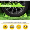 image:imageMaxxHaul High Visibility Polypropylene Wheel Chocks 2Pack 84 x 475 x 425 NonSlip Base Lightweight Durable Tire Chocks for Cars Trailers and Small RVs Neon Green 5023084 x 475 x 425  Pair