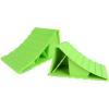 image:imageMaxxHaul High Visibility Polypropylene Wheel Chocks 2Pack 84 x 475 x 425 NonSlip Base Lightweight Durable Tire Chocks for Cars Trailers and Small RVs Neon Green 5023084 x 475 x 425  Pair
