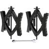 image:imageMaxxHaul 50627 Tandem Wheel Chock Stabilizers for Camper Truck Travel Trailer Fifth Wheel Trailer Scissor Locking Style Expand from 35 to 12  2Pack