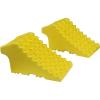 image:imageMaxxHaul High Visibility Poly Foam Wheel Chock 2Pack  8 x 4 x 4 Lightweight Tire Stop  SlipResistant Rubber Base  Builtin Handle  Safety Yellow 50503YELLOW