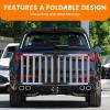 image:imageMaxxHaul 50149 500lb Capacity 50 inch x 22 inch Hitch Mount Premium Folding Aluminum Cargo Carrier Rack Basket with High Side Rails and Reflector Lens for Added Safety50149 Folding ALuminum Cargo Carrier