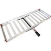 image:imageMaxxHaul 50149 500lb Capacity 50 inch x 22 inch Hitch Mount Premium Folding Aluminum Cargo Carrier Rack Basket with High Side Rails and Reflector Lens for Added Safety50138 NonFolding 60 x 22 Aluminum Cargo Carrier