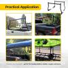 image:imageMaxxHaul 50241 Adjustable Steel Truck Ladder Rack  No Drill Installation 500 lbs Capacity 5271 Width Clamp On JBolt Mount TieDown Anchors Pair  Lumber Kayak Canoe SurfboardTruck Ladder Rack