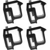 image:imageMaxxHaul 50241 Adjustable Steel Truck Ladder Rack  No Drill Installation 500 lbs Capacity 5271 Width Clamp On JBolt Mount TieDown Anchors Pair  Lumber Kayak Canoe SurfboardMounting Clamp for 50613