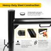 image:imageMaxxHaul 50241 Adjustable Steel Truck Ladder Rack  No Drill Installation 500 lbs Capacity 5271 Width Clamp On JBolt Mount TieDown Anchors Pair  Lumber Kayak Canoe SurfboardTruck Ladder Rack