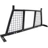 image:imageMaxxHaul 50257 Adjustable Truck Headache Rack  Fits 62 to 765 Beds  NoDrill BoltOn Mount Grid Screen for Visibility Fits Most Pickup Beds