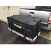 image:imageMaxxHaul 50912 Soft Shell Cargo Carrier Bag for Hitch Mount Cargo Rack  Heavy Duty and Water Resistant 47 inch x 20 inch x 20 inch Black with Tie Down Straps