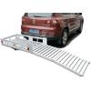 image:imageMaxxHaul 50945 Aluminum Hitch Mount WheelchairMobility Carrier  50 x 295 Cargo Basket with 47 Ramp  500 lb Capacity  Fits RVs Trucks SUVs Vans Cars  Includes Hitch Tightener525 x 29