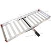 image:imageMaxxHaul 60 x 22 Aluminum Cargo Carrier Rack Basket for Luggage for SUV Truck Car Van  500 lbs Capacity Silver50138 NonFolding 60 x 22 Aluminum Cargo Carrier