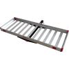 image:imageMaxxHaul 60 x 22 Aluminum Cargo Carrier Rack Basket for Luggage for SUV Truck Car Van  500 lbs Capacity Silver50138 NonFolding 60 x 22 Aluminum Cargo Carrier