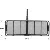 image:imageMaxxHaul 70103 500 lb Capacity Steel Hitch Mount Folding Cargo Carrier Mesh Basket Fits 2 inch Hitch Receiver 60 x 21 x 65 in For Car SUV Pickup Truck Van Camping Traveling