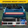 image:imageMaxxHaul 70108 Aluminum Cargo Carrier With High Side Rails Trailer Hitch Mount For RVs Trucks SUVs Vans Cars With 2 Hitch Receiver  500lb Load Capacity Grey 49 x 22549 x 225
